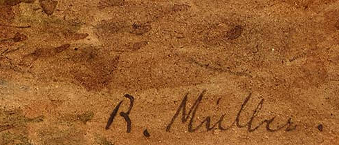 Firma — Rudolf Müller · In basso a destra