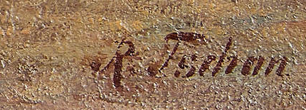 Signature — Rudolf Tschan · At the lower right of the canvas
