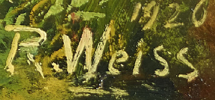 Signature — Rudolf Weiss · En bas à droite