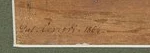 Signature 1 — Salomon Corrodi · En bas à gauche de l’aquarelle.