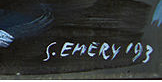 Signature 3 — Sergio Emery · En bas à droite de la toile