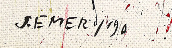 Signature 2 — Sergio Emery · En bas à gauche
