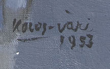 Signature 1 — Sigismond Kolos-Vary · Lower right