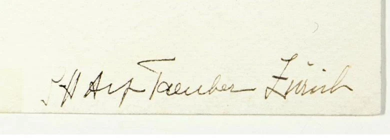 Signature — Sophie Taeuber-Arp · Au verso, en bas à droite.