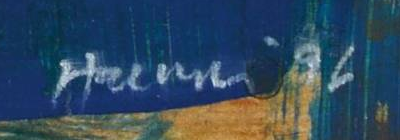 Signature — Stefan Haenni · En bas à droite de l’œuvre