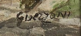 Firma 2 — Stéphanie Guerzoni · In basso a destra del dipinto.