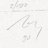 Signature 2 — Urs Dickerhof · En bas à droite de l’estampe