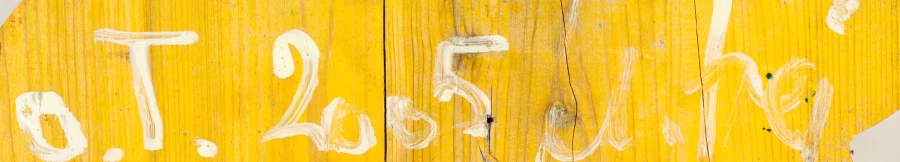 Signature — Urs Frei · Au revers, dans la partie inférieure de la surface en bois.