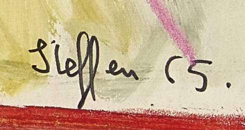 Signature 6 — Walter Arnold Steffen · Lower right
