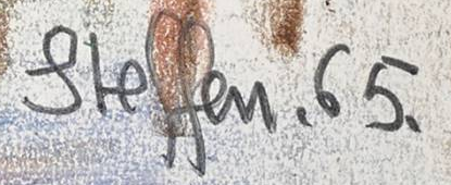 Signature 1 — Walter Arnold Steffen · Lower right of the work