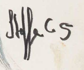 Signature 10 — Walter Arnold Steffen · Lower right on the work