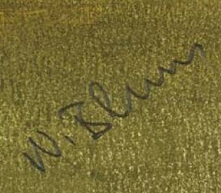 Signature — Walter Blum · En bas à droite