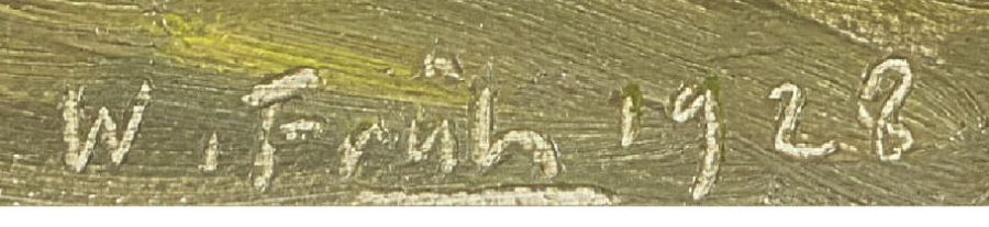 Signature — Walter Früh · En bas au centre