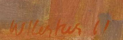 Signature — Walter Kerker · En bas à droite