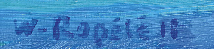 Firma 10 — Walter Ropélé · In basso a sinistra
