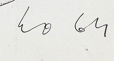 Monogramme — Werner Holenstein · En bas à droite