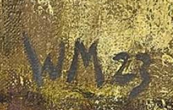 Monogramma — Werner Miller · In basso a sinistra