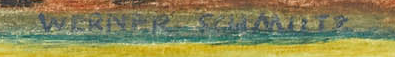 Signatur 5 — Werner Schmutz · Unten rechts