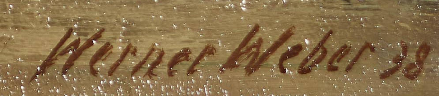 Signature 3 — Werner Weber · En bas à droite