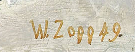 Signature — Werner Zogg · En bas à droite
