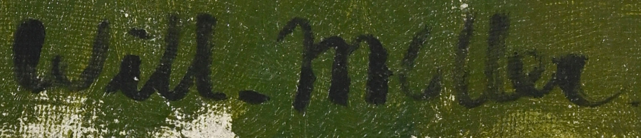 Firma — William Müller · In basso a sinistra del dipinto.