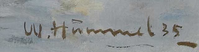 Signature — Willy Hummel · Lower right