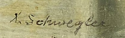 Signature — Xaver Schwegler · En bas à droite