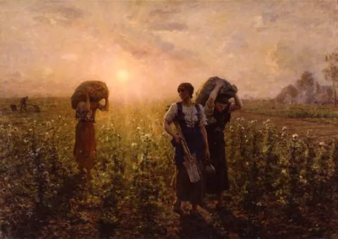 Jules Breton — À travers champs