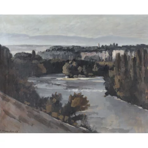 Émile Chambon — Le Rhône près de Genève