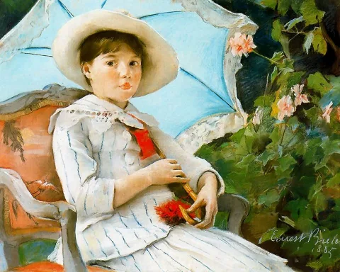 Ernest Biéler — Portrait de Nathalie Biéler