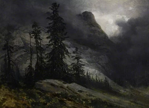 Alexandre Calame — Orage à la Handeck
