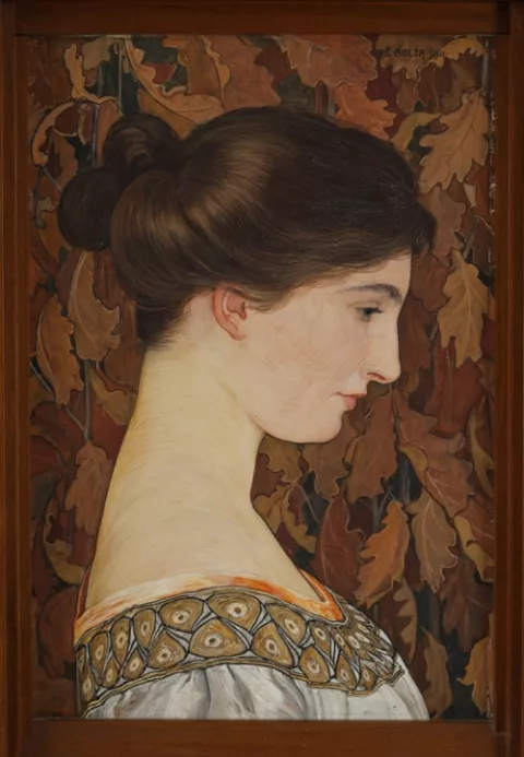 Ernest Biéler — Portrait de Violette Scholder
