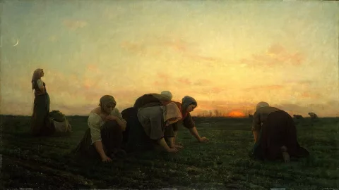 Jules Breton — Les Sarcleuses