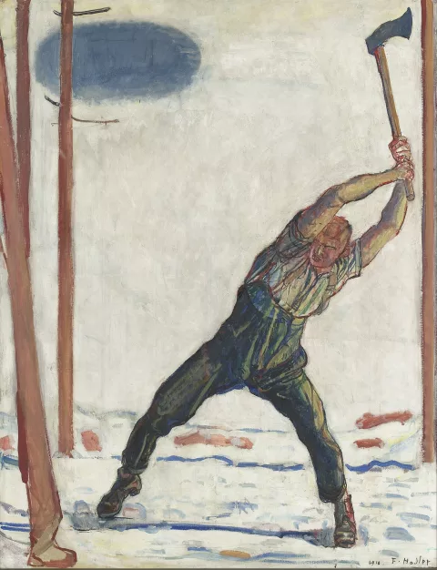 Ferdinand Hodler — Le Bûcheron
