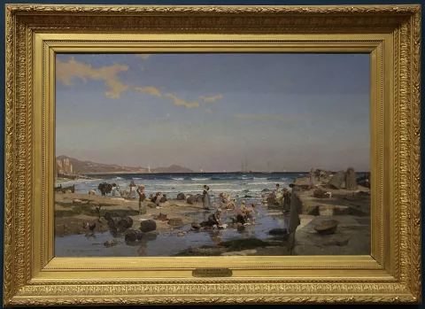 François Bocion — Lavandières à San Remo