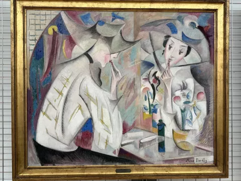 Alice Bailly — Femme au miroir ou Femme à la toilette