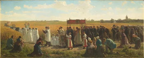 Jules Breton — La Bénédiction des blés en Artois
