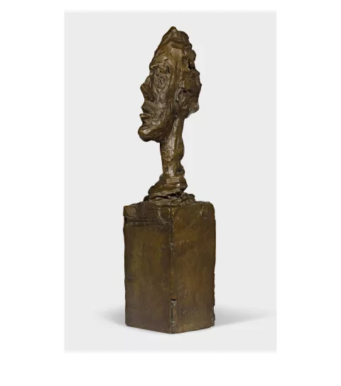 Alberto Giacometti — Tête de Diego sur socle