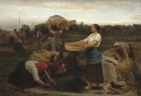 Jules Breton — La Récolte du colza