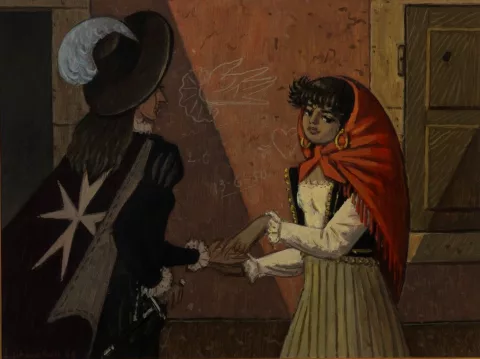 Émile Chambon — Hommage au Caravage
