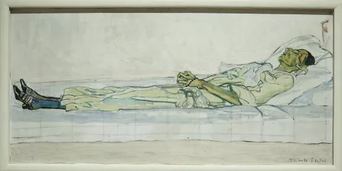 Ferdinand Hodler — Femme morte sur son lit de mort