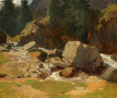 Alexandre Calame — Torrent de montagne