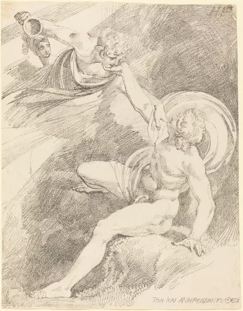 Johann Heinrich Füssli — L’Enlèvement de Ganymède