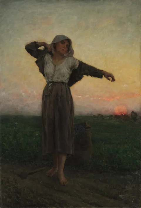 Jules Breton — La Glaneuse lasse