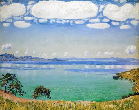 Ferdinand Hodler — Le lac Léman vu de Chexbres