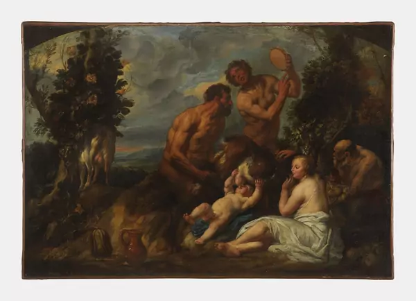 Jacob Jordaens — D’après Jacob Jordaens — Jupiter enfant nourri par la chèvre d'Amalthée