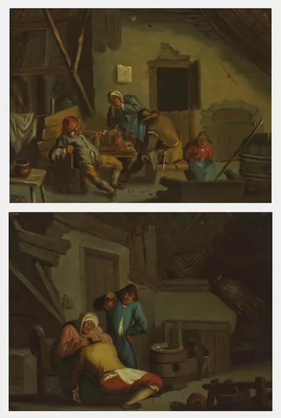 Isaac van Ostade — D’après Isaac van Ostade — Scènes de tavernes