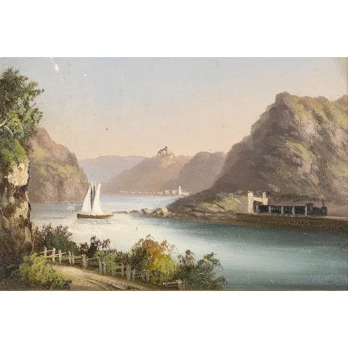 Abraham Stähli — Zwei Schweizer Landschaften.