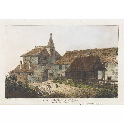 Achilles Benz — "Chateau Ballival de Klybek./proche de Bâsle.".