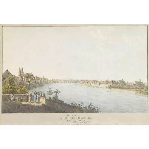 Achilles Benz — "Vue de Basle prise du fauxbourg de St. Alban".